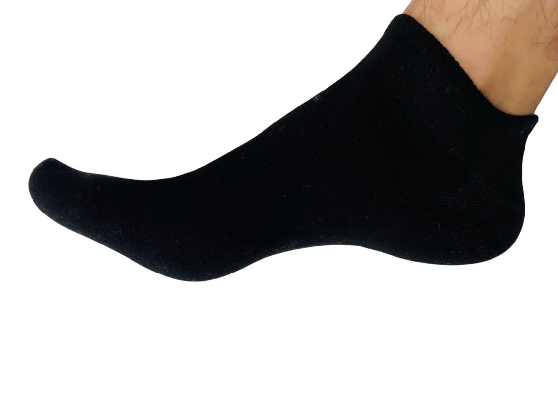 Plain Iconic Ankle Socks Black 3 pcs - Premium Quality