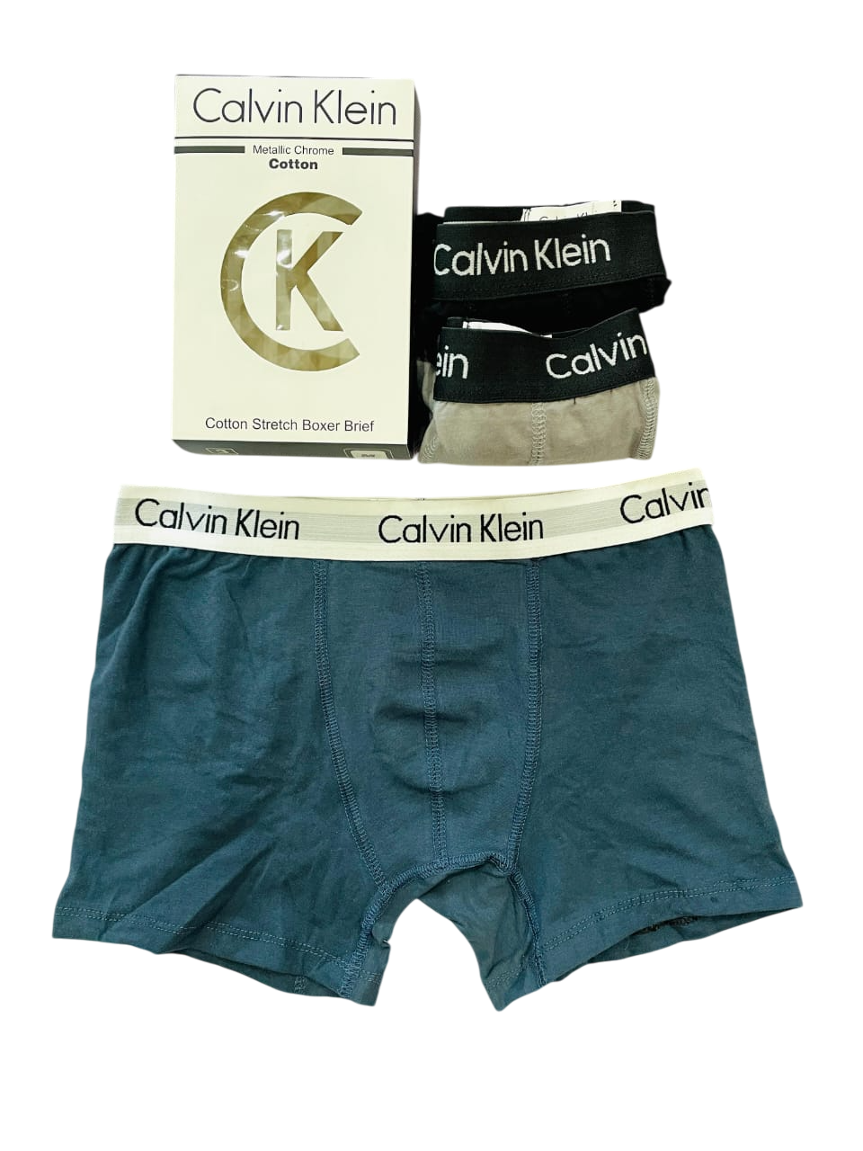C-K MEN BOXERS MULTICOLOR 3 PCS - PREMIUM QUALITY